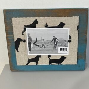 Lizbeth‎ Design Image Custom Made 4X6 Hanging Picture Frame Dogs